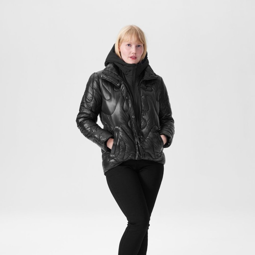 Trendy J. Crew Universal Standard Puffy Jacket - Picture 2 of 5